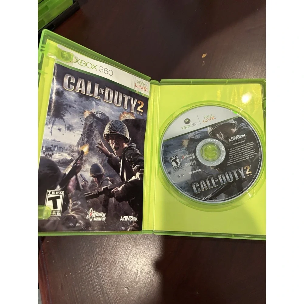 Call of Duty 2 (Xbox 360) CIB! Case, Inserts‎ & Game Have Been Well-cared For!